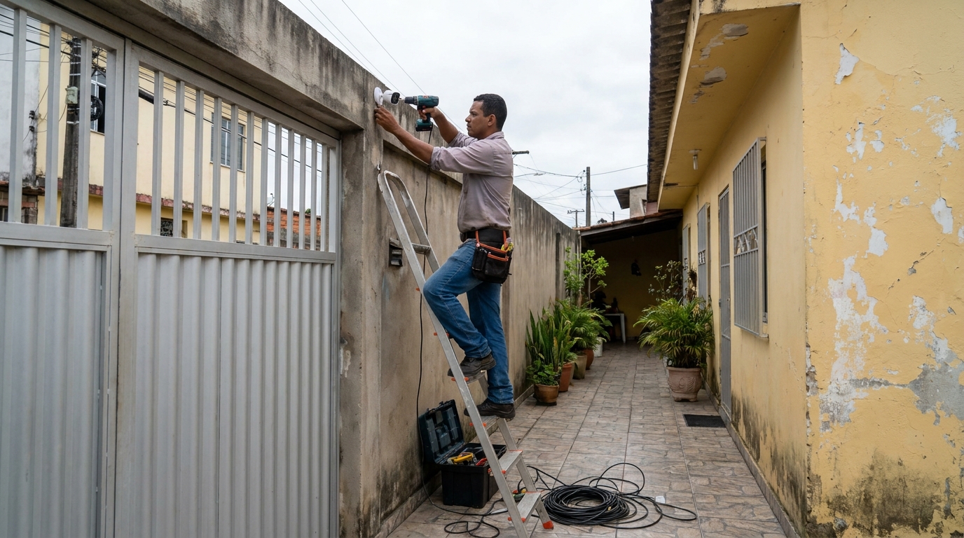 Instalacao de cameras de seguranca profissional em Piracicaba‑SP
