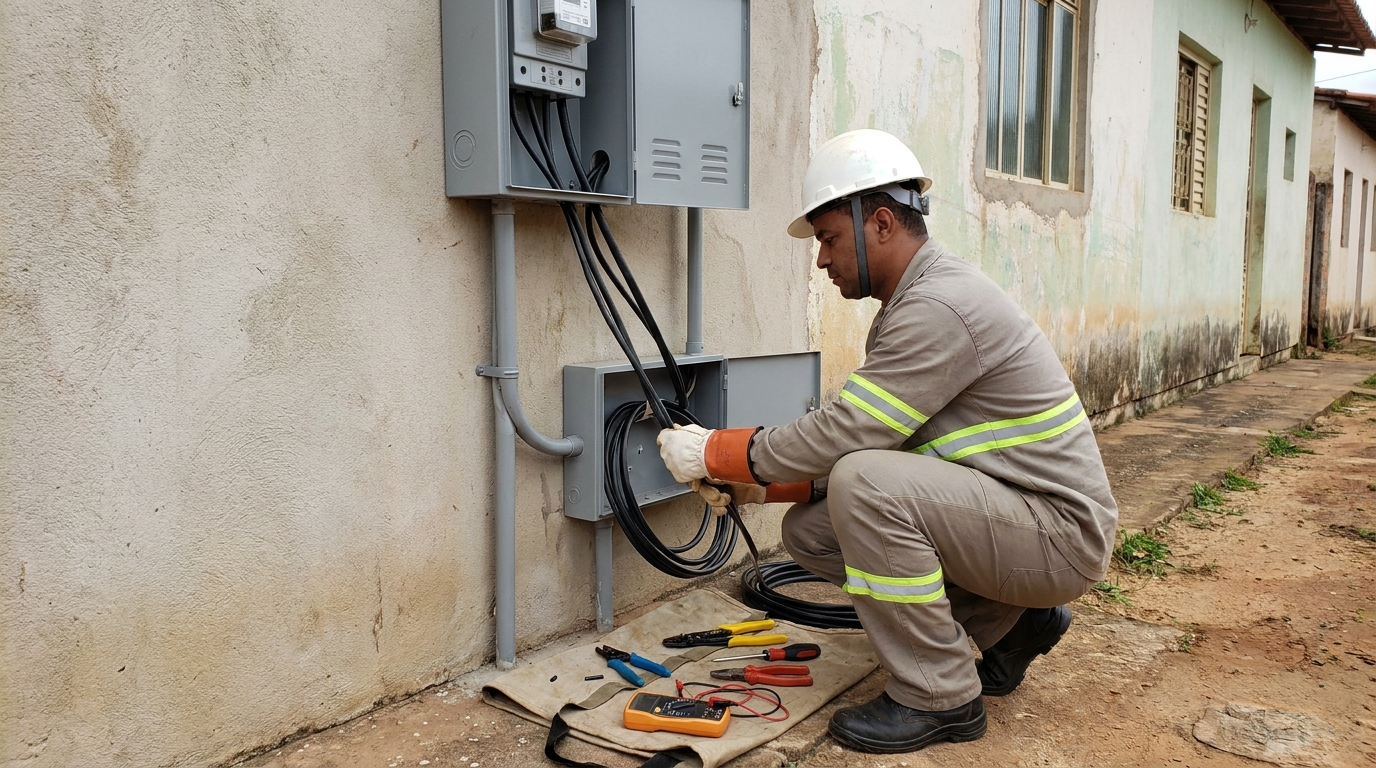 Troca de padrao de energia em Piracicaba‑SP